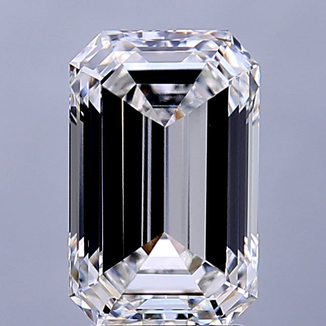 3.12 Carat Emerald Lab Grown Diamond VVS2 E