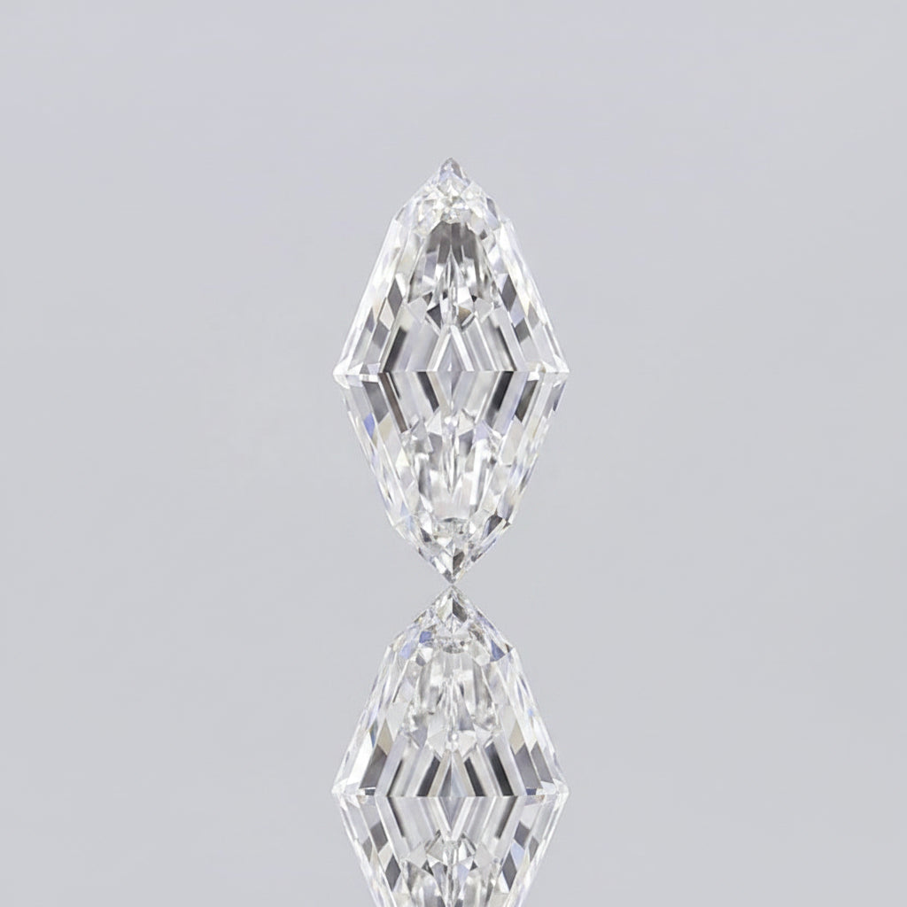 3.12 Carat Lozenge Lab Grown Diamond, VVS1/D