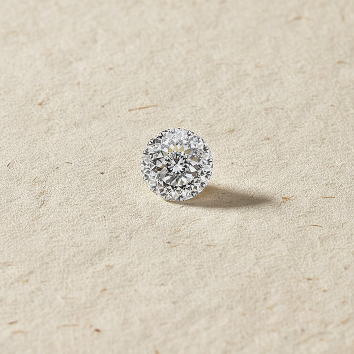 3,12 Karat portugiesischer geschliffener, im Labor gezüchteter Diamant, VVS2/F