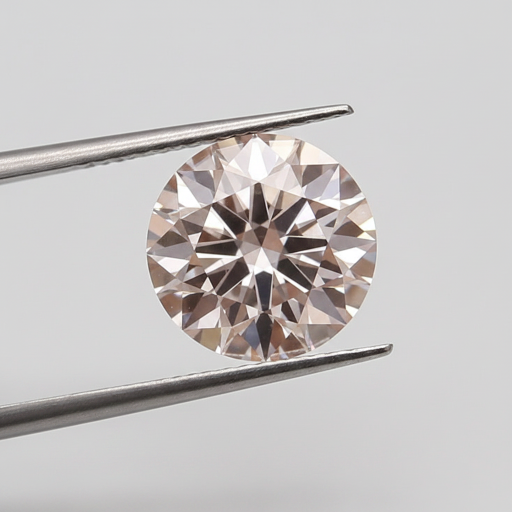 IGI Certified 3.12 Ct Fancy Intense Pink VS2 Round CVD Lab Grown Diamond