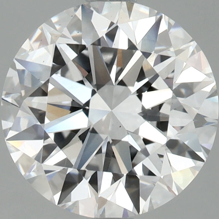 Diamante cultivado en laboratorio de talla redonda de 3,14 quilates VS1 D