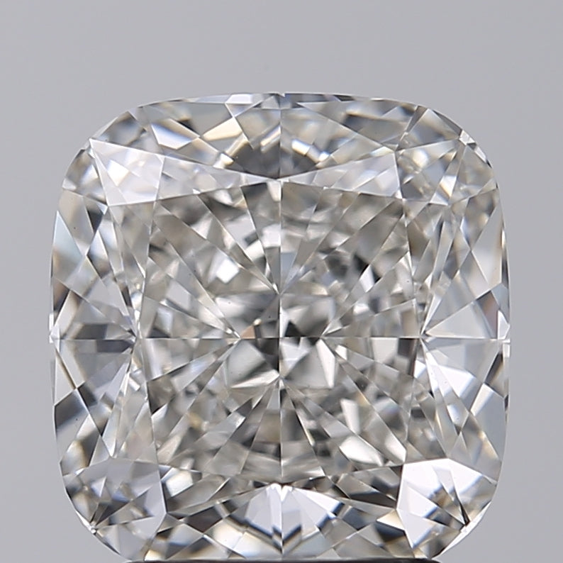 3.15 Carat Cushion Cut Lab Grown Diamond VS1 H