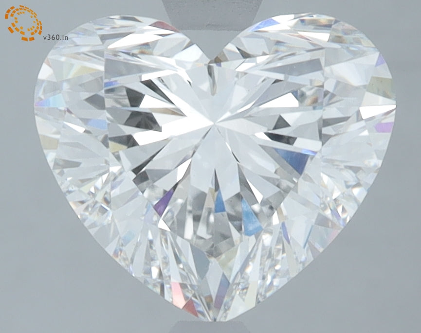 3.15 Carat Heart Lab Grown Diamond VVS2 D