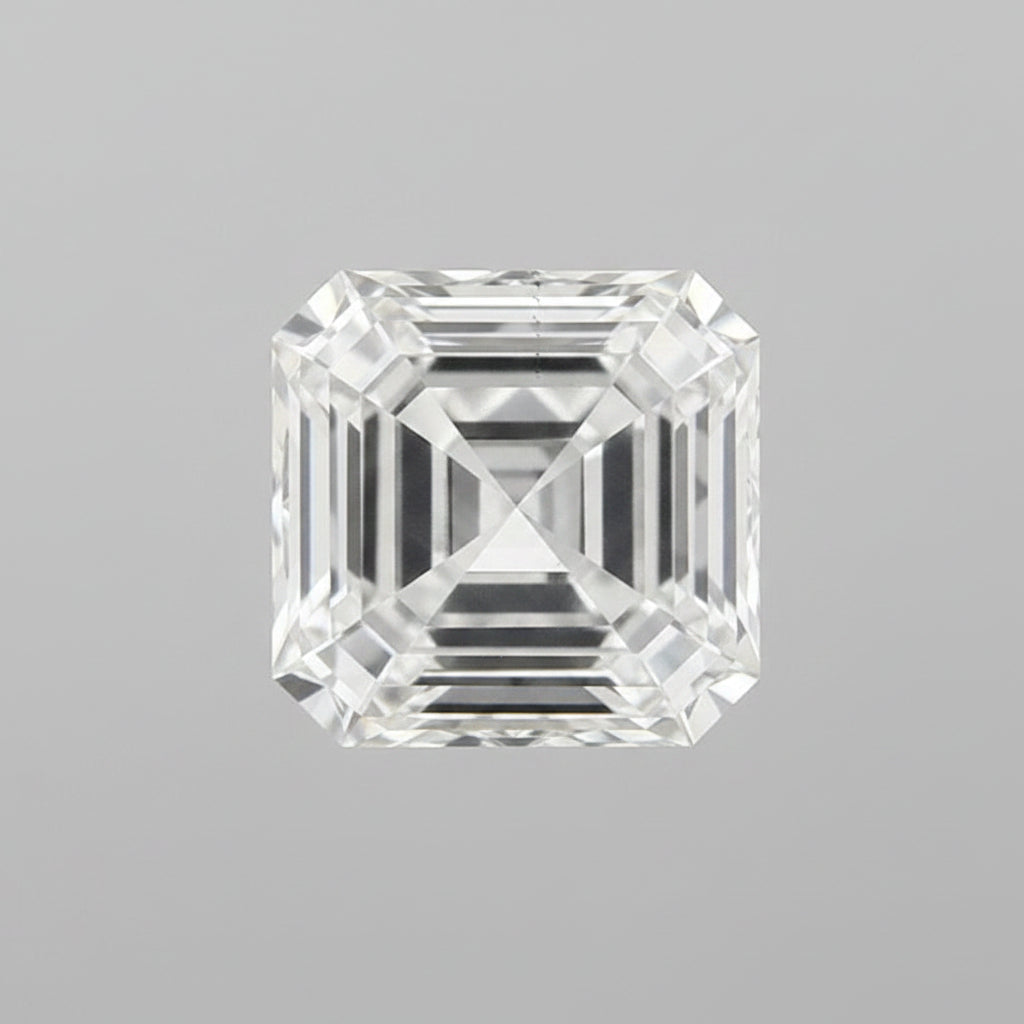 3.16 Carat Asscher Lab Grown Diamond, VS2/E