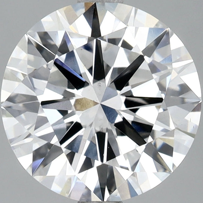 Diamante cultivado en laboratorio de talla redonda de 3,16 quilates VS2 D
