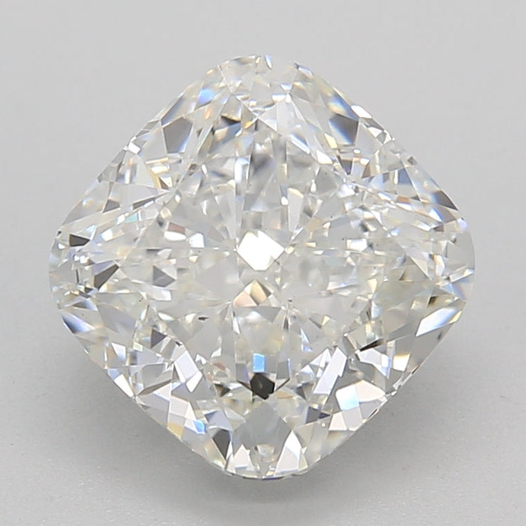 3.17 Carat Cushion Cut Lab Grown Diamond VS2 G