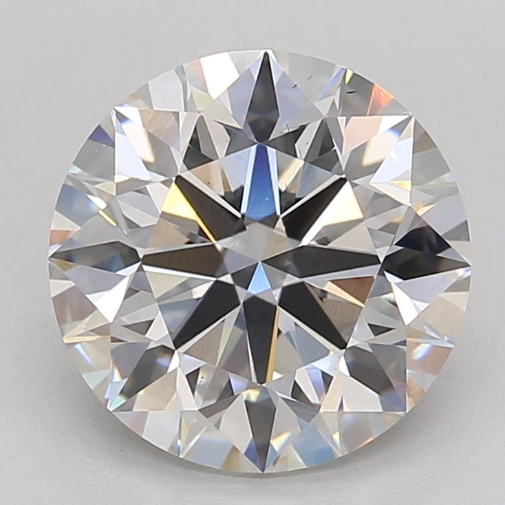 Diamante redondo cultivado en laboratorio de 3,1 quilates VS1 G