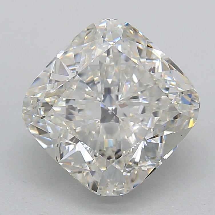 3.20 Carat Cushion Cut Lab Grown Diamond VS1 H