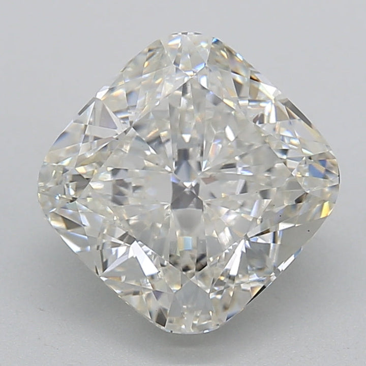 3.20 Carat Cushion Cut Lab Grown Diamond VS1 H