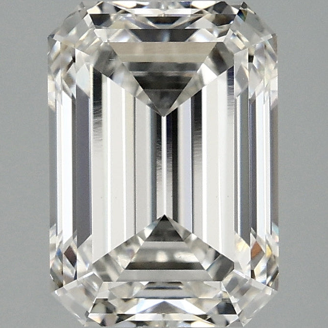 3.20 Carat Emerald Cut Lab Grown Diamond VVS2 F