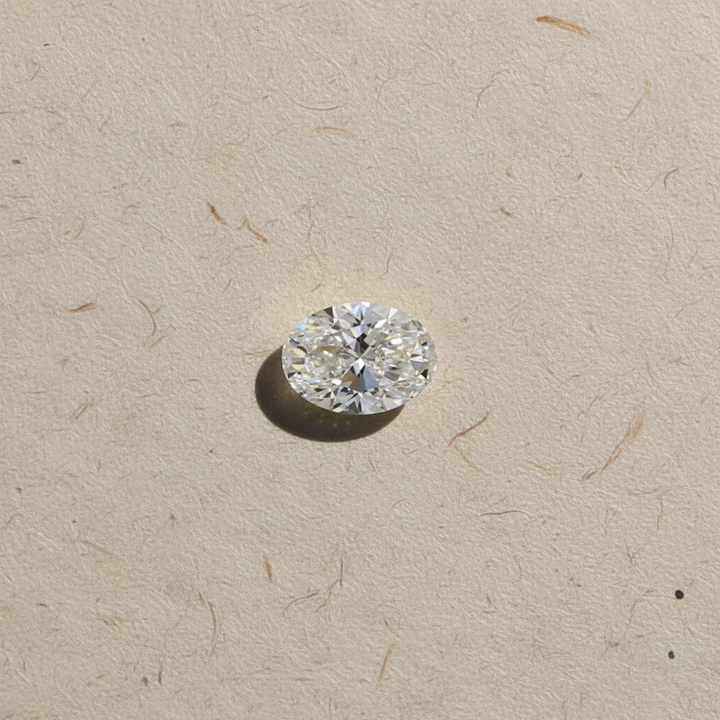 3,21 karaat ovaal geslepen laboratoriumdiamant, VS2/G