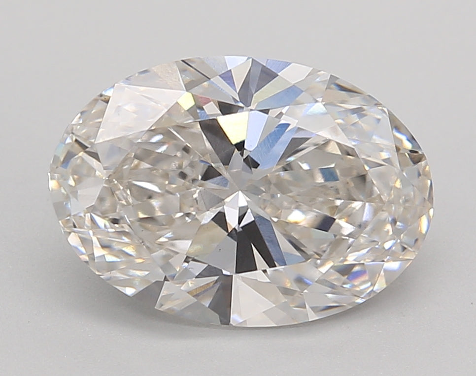 3.22 CT Oval Cut Lab-Grown Diamond, IGI Certified, G Color, VS1 Clarity