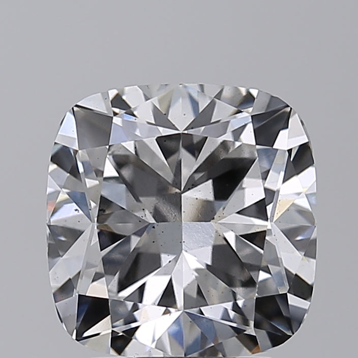 3.22 Carat Cushion Cut Lab Grown Diamond SI1 F