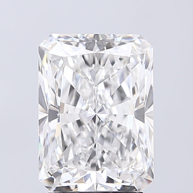 Diamante cultivado en laboratorio de talla radiante de 3,22 quilates VVS1 E