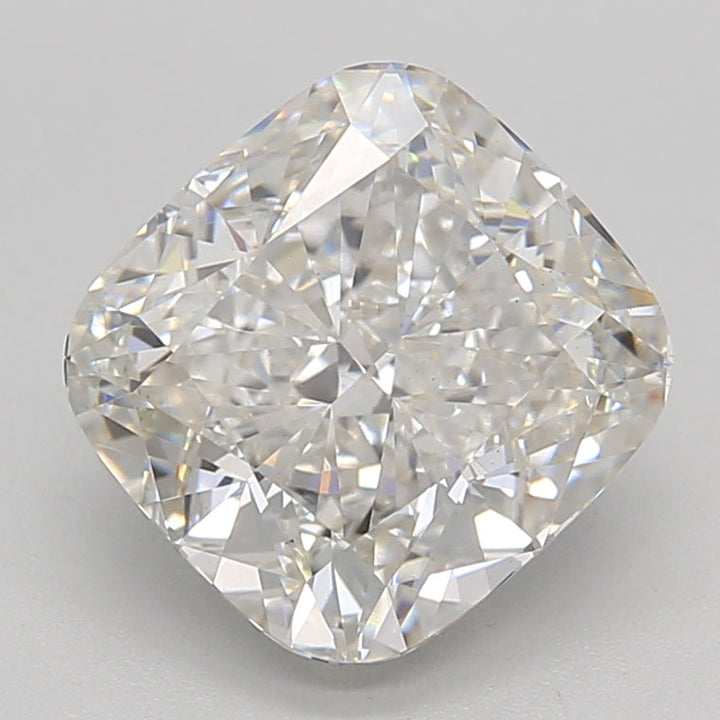 3.23 Carat Cushion Cut Lab Grown Diamond VS2 H