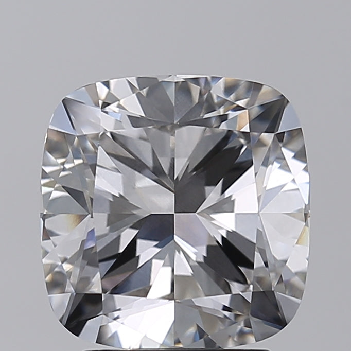 3.23 Carat Cushion Cut Lab Grown Diamond VVS2 J