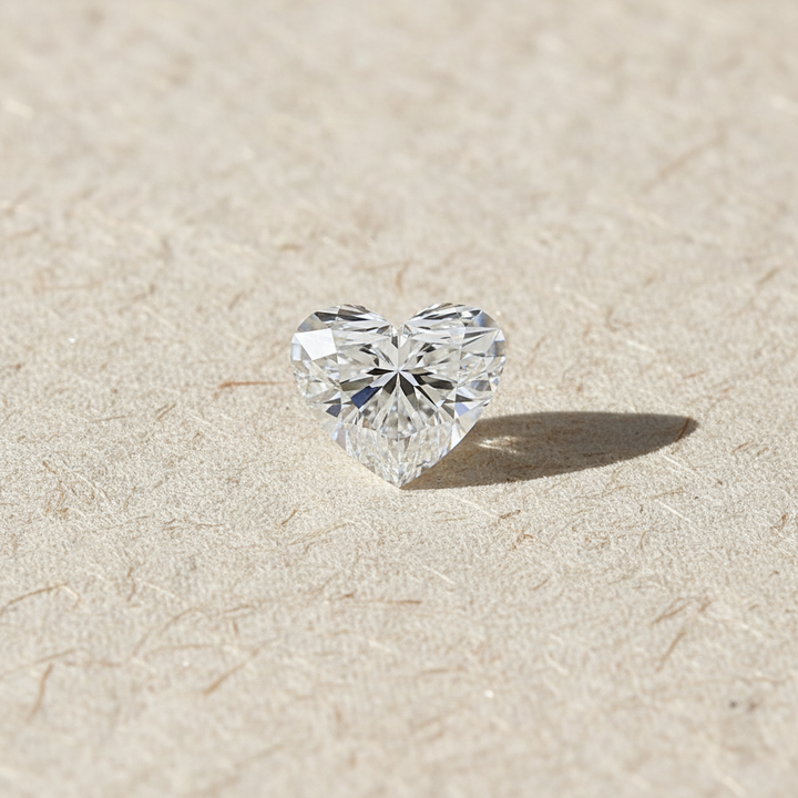 3.23 Carat Heart Lab Grown Diamond, VS2/F