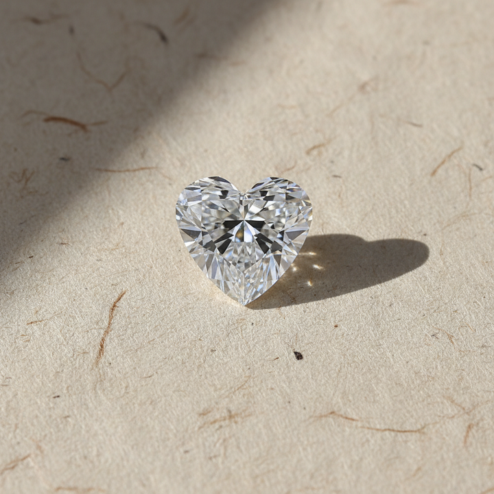 3.23 Carat Heart Cut Lab Grown Diamond VVS1 D Color IGI Certified
