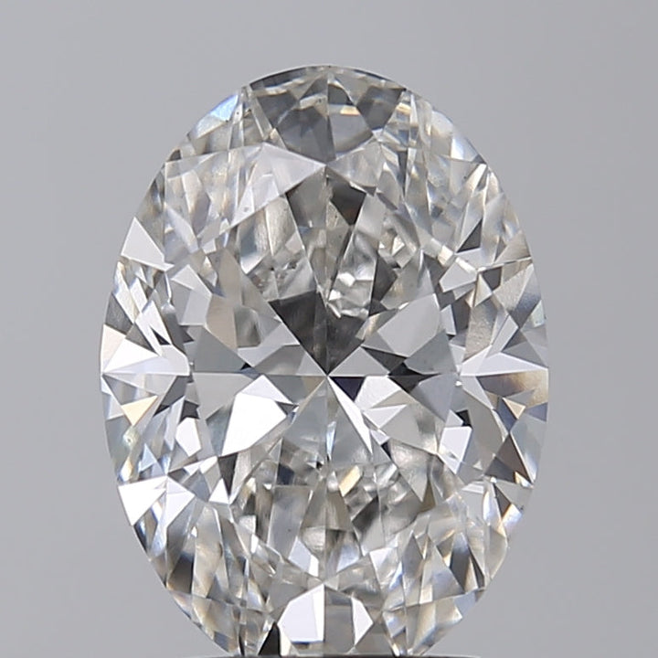 3.25 CT Oval Cut Lab-Grown Diamond, IGI Certified, G Color, VS1 Clarity