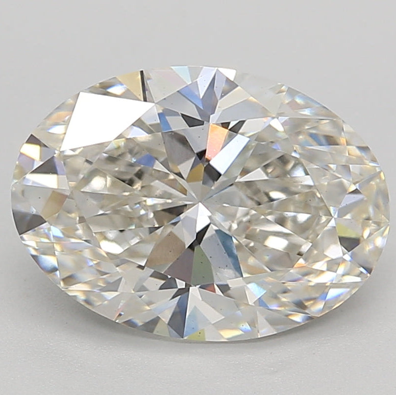 3,25 Karat ovaler, im Labor geschliffener Diamant VS1 H
