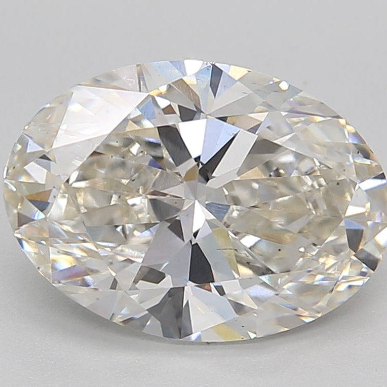 3.25 Carat Oval Cut Lab Grown Diamond VS2 G