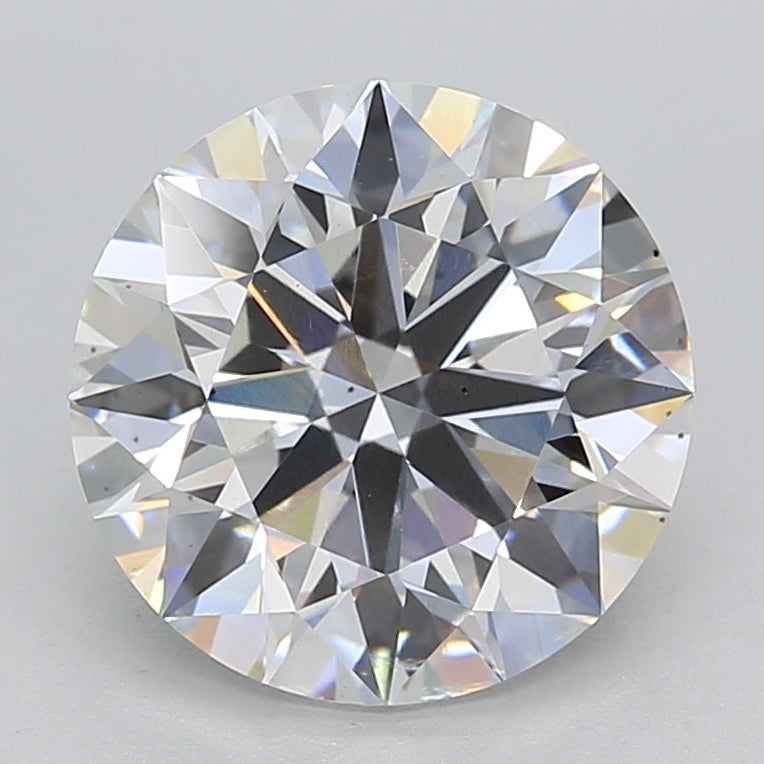 Diamante redondo cultivado en laboratorio de 3,25 quilates VS2 E
