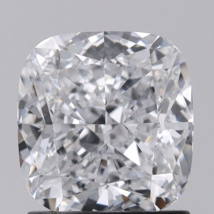 3.26 Carat Cushion Cut Lab Grown Diamond SI1 H