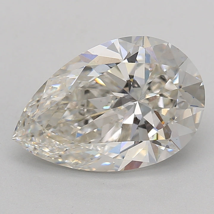 3.31 Carat Pear Cut Lab Grown Diamond VS1 G