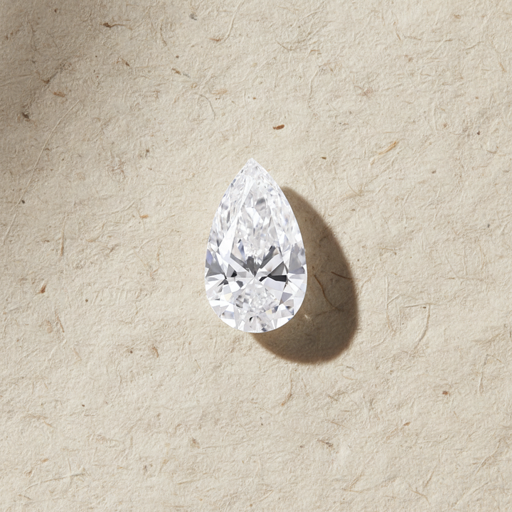 3.31 Carat Pear Lab Grown Diamond, VS1/D