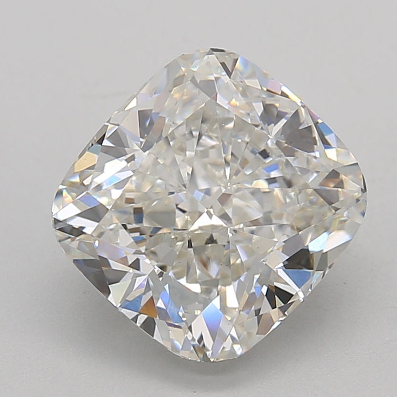 3.34 Carat Cushion Cut Lab Grown Diamond VS1 H