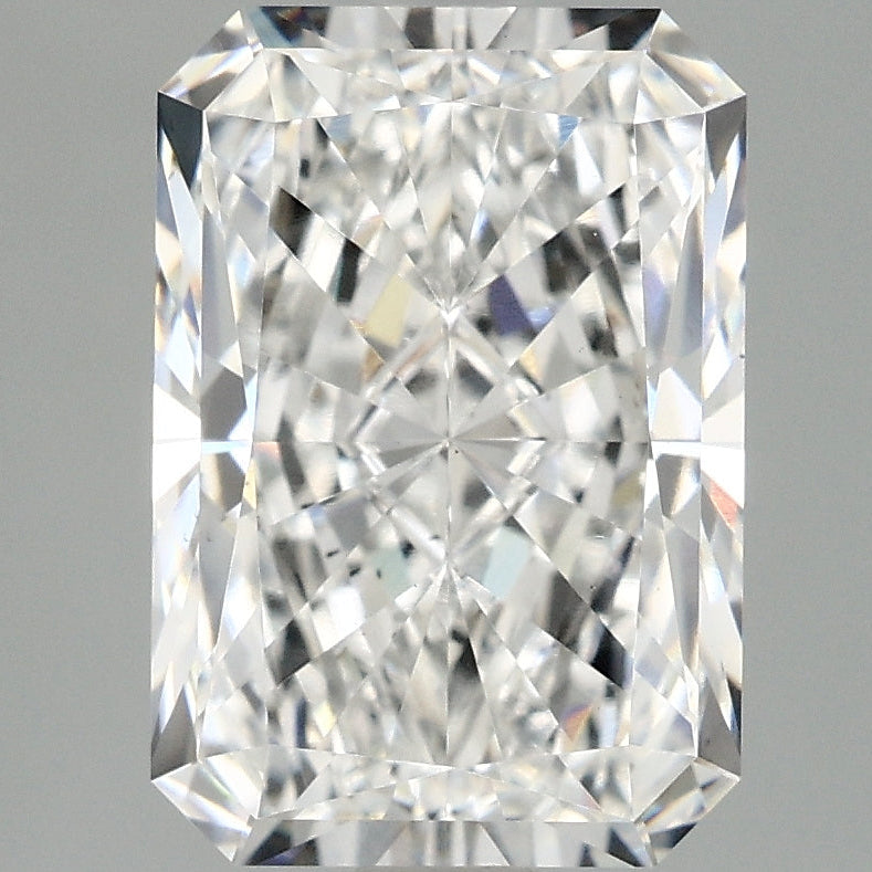 Diamante coltivato in laboratorio con taglio radiante da 3,34 carati VS2 E