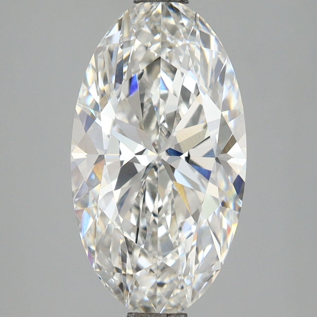 Diamante cultivado en laboratorio Moval de 3,35 quilates VVS1 F