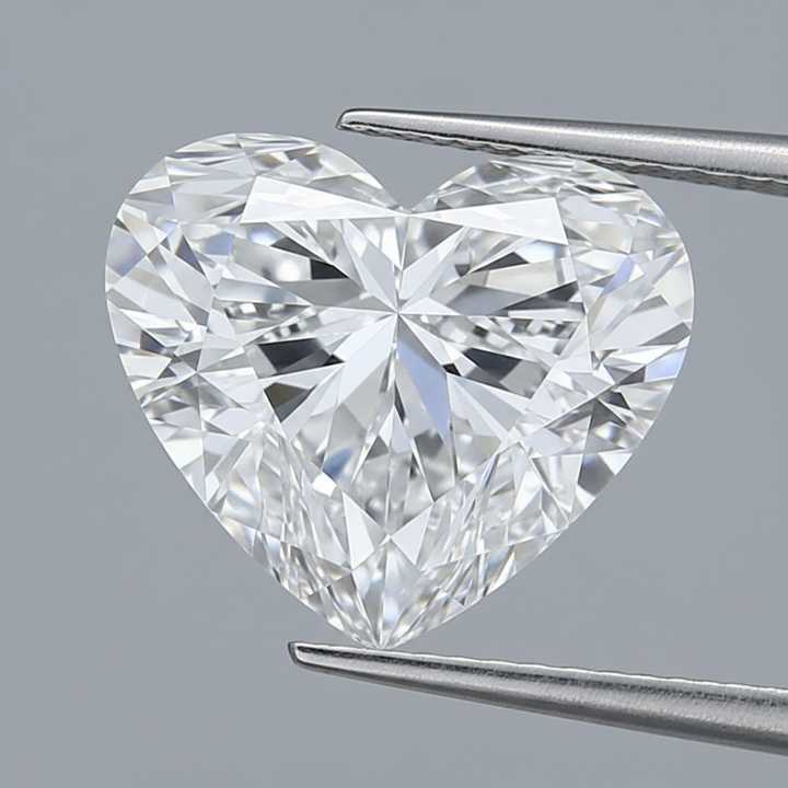 3.39 Carat E Color VVS1 Heart Shape CVD Lab Grown Diamond IGI Certified
