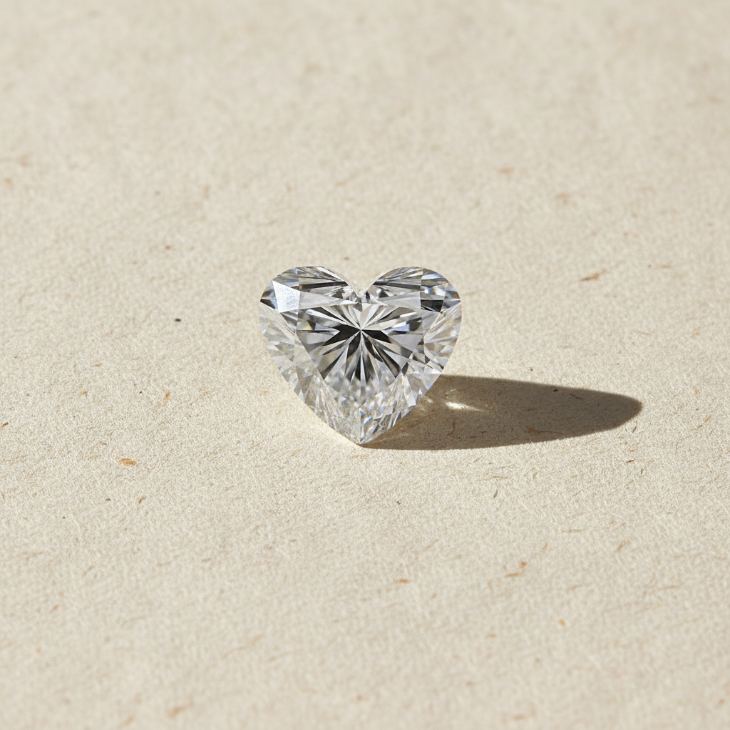 3.39 Carat Heart Lab Grown Diamond, VVS2/D