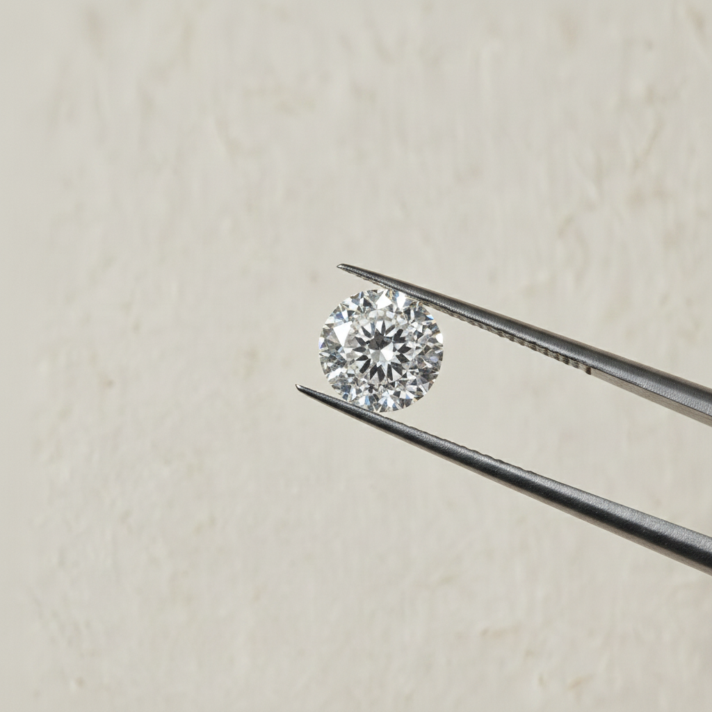 3,40 Karat portugiesischer geschliffener, im Labor gezüchteter Diamant, VS2/F