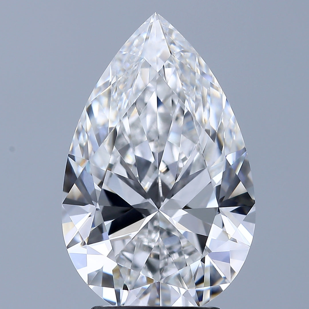 3.41 Carat Pear Lab Grown Diamond VVS2 E