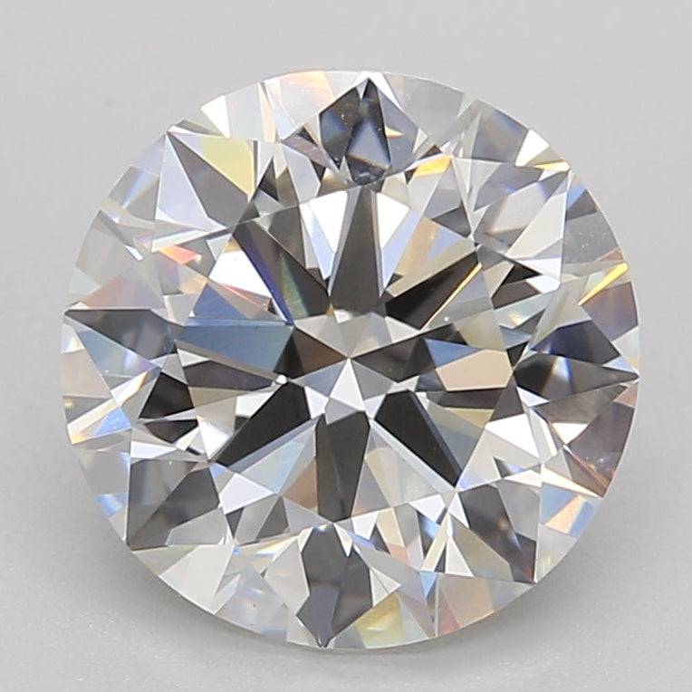3.46 Carat Round Lab Grown Diamond VVS2 H