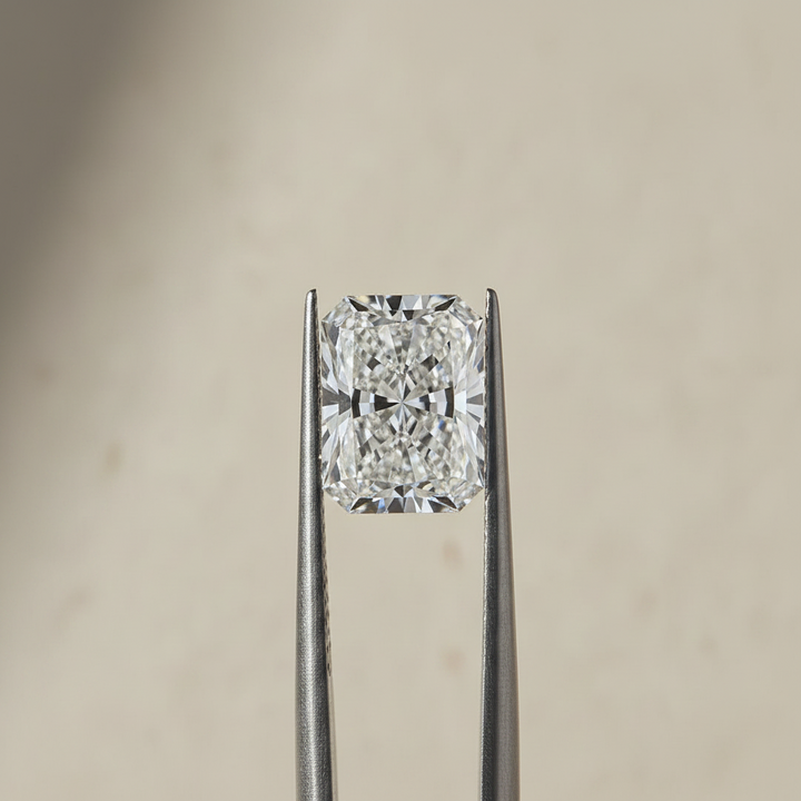3,49 Karat strahlender, im Labor gezüchteter Diamant, VVS1/E