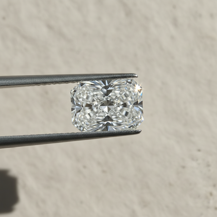 3,49 Karat strahlender, im Labor gezüchteter Diamant, VVS2/D