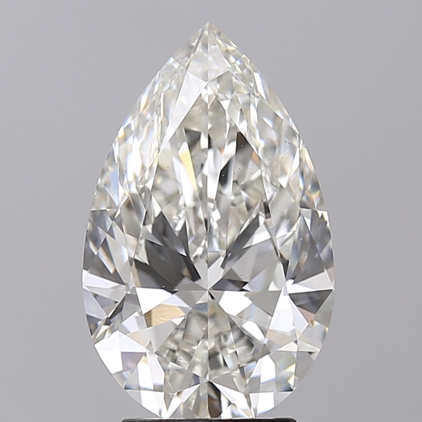 3.50 CT Pear Cut G Color Lab-Grown Diamond - IGI Certified, VS1 Clarity