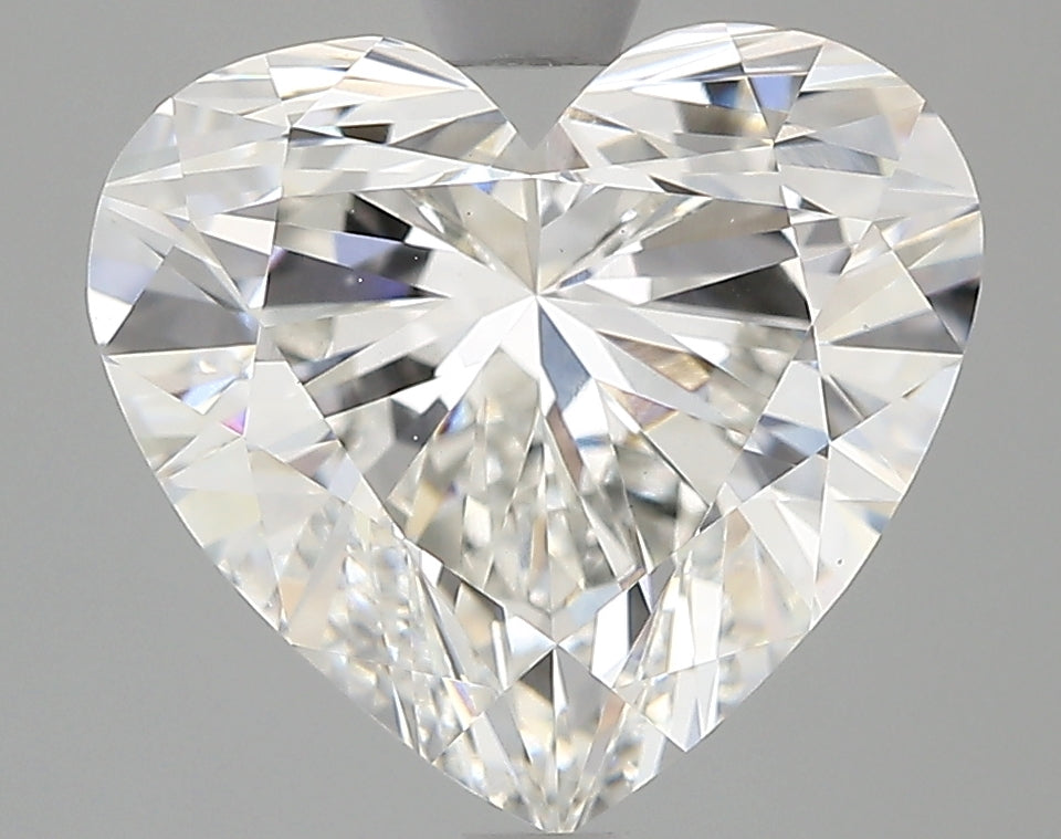 3.50 Carat Heart Lab Grown Diamond VS1 F