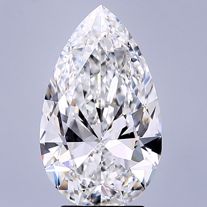 3.50 Carat Pear Lab Grown Diamond VVS2 E