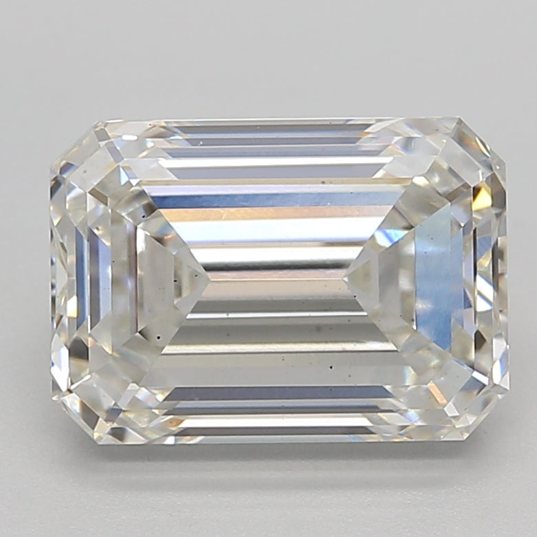 3.51 Carat Emerald Cut Lab Grown Diamond VS2 H