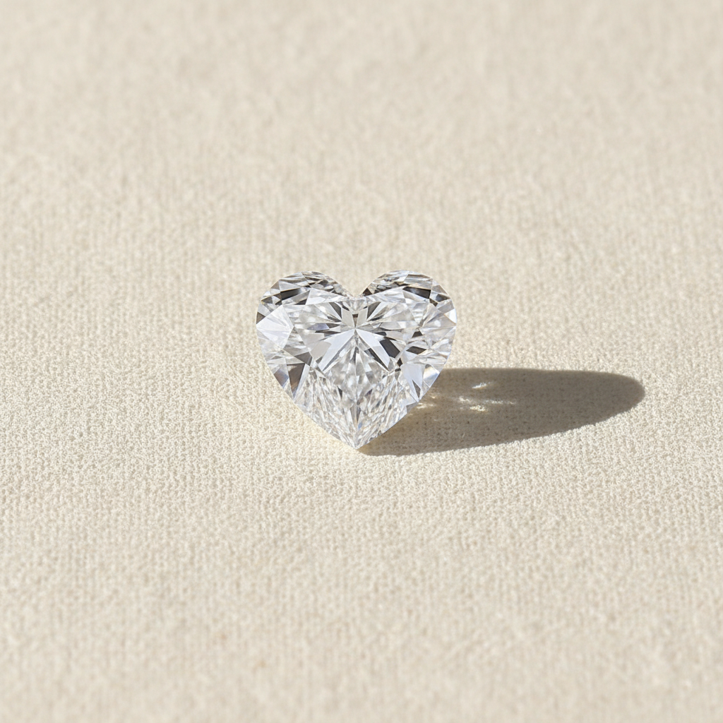 3.52 Carat Heart Cut Lab Grown Diamond VVS1 D Color IGI Certified
