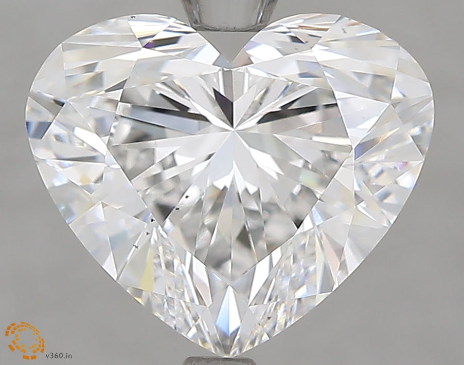 3.52 Carat Heart Lab Grown Diamond VS2 E