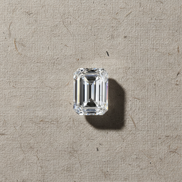 3.53 Carat Emerald Cut Lab Grown Diamond, VS2/D