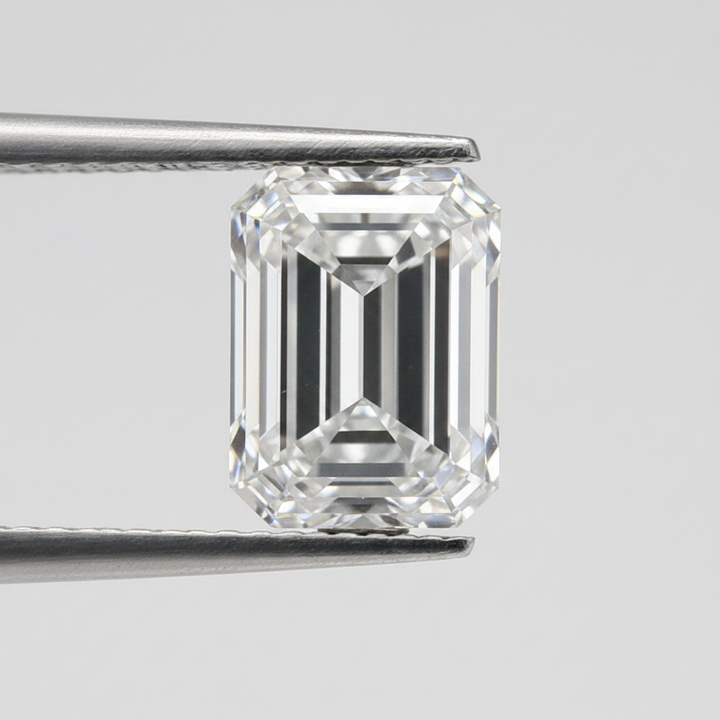 3.53 Carat Emerald Cut Lab Grown Diamond, VS2/D