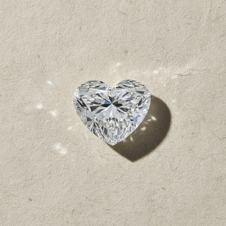 3.53 Carat Heart Lab Grown Diamond, VS1/D