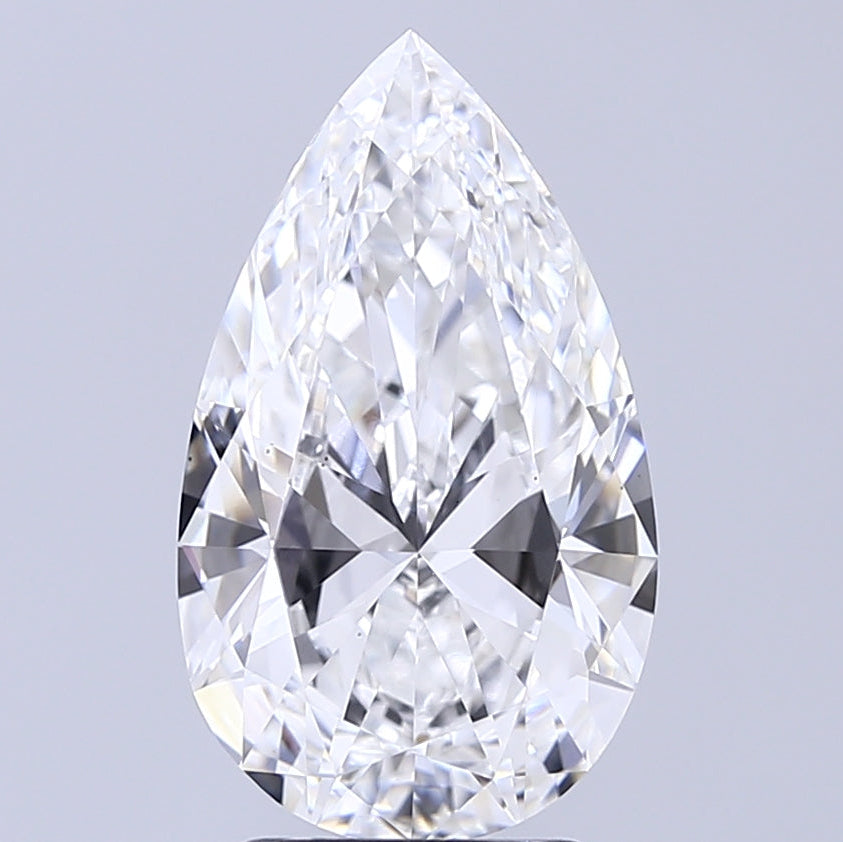 3.54 Carat Pear Lab Grown Diamond VS2 E