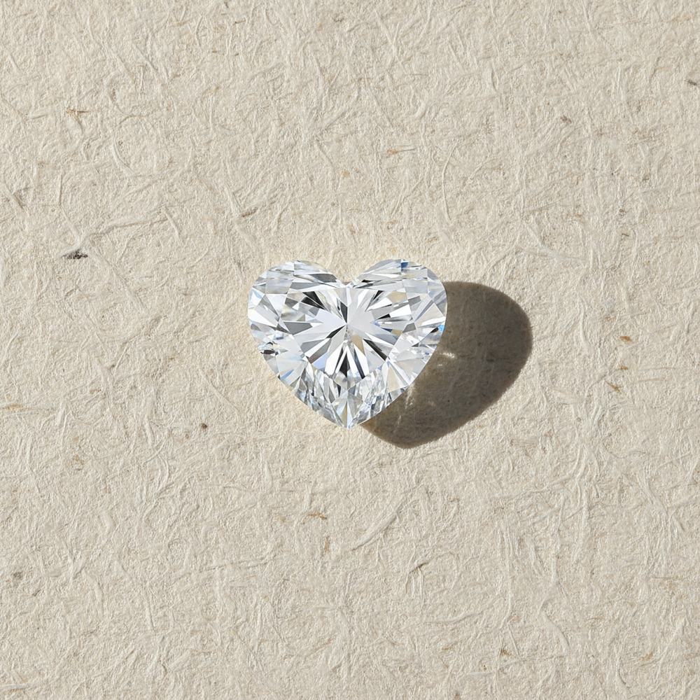 3.55 Carat Heart Cut Lab Grown Diamond VVS1 D Color IGI Certified
